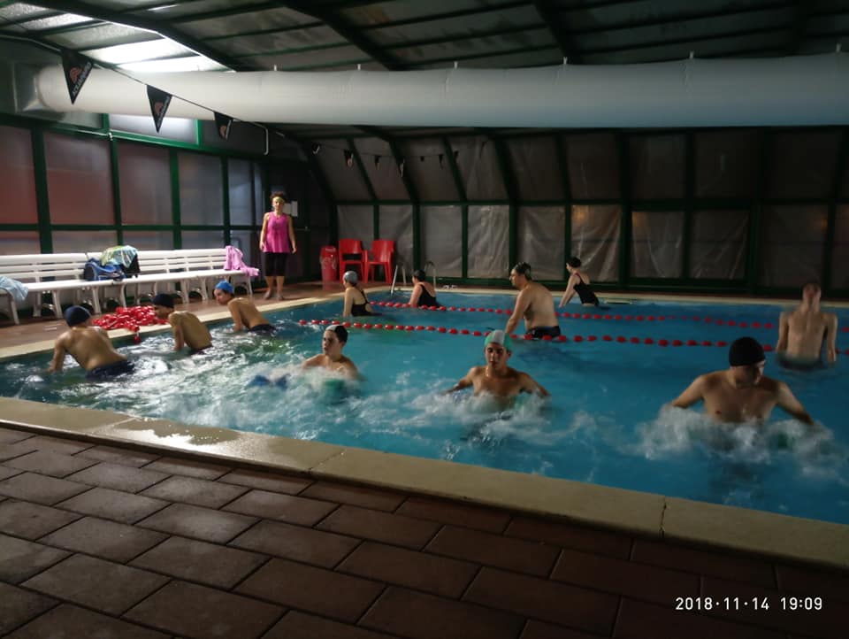 Primo allenamento in piscina - parte vasca